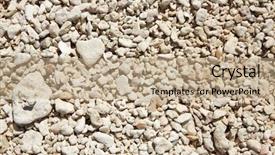  Presentation with footprints and sand beach - Beautiful slides featuring florida usa fort zachary taylor backdrop and a coral colored foreground