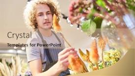  Presentation with controls - Colorful slide set enhanced with florist-or-trainee-controls-cut backdrop and a lemonade colored foreground