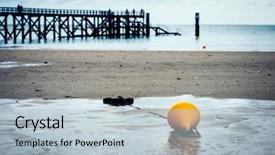  Presentation with film - Beautiful slides featuring noirmoutier france film emulation backdrop and a  colored foreground