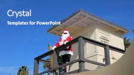  Presentation with lifeguard - Beautiful presentation featuring  backdrop and a  colored foreground