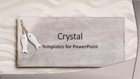  Presentation with fishes - Cool new slides with condolence - wooden background with sand backdrop and a light gray colored foreground