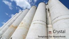  Presentation with industrial - Colorful PPT theme enhanced with baseball ball with flag on background series - north dakota backdrop and a gray colored foreground