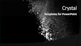  Presentation with flour - Colorful PPT layouts enhanced with flour on black background backdrop and a black colored foreground