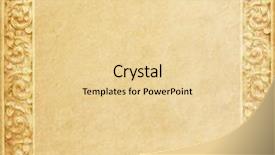  Presentation with ornament - Presentation enhanced with flourish - old worn paper with floral background and a blonde colored foreground