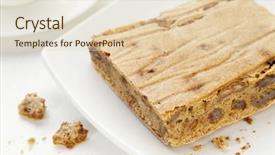  Presentation with rice bran - Amazing PPT theme having flours rice and outs bran backdrop and a  colored foreground