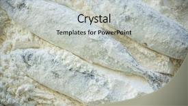  Presentation with close up wooden decking - Colorful PPT theme enhanced with floury fish on a wooden backdrop and a  colored foreground