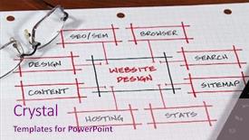  Presentation with cahsback website marketing - Amazing PPT theme having flow chart - website plan and project backdrop and a lemonade colored foreground