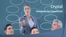  Presentation with soil the mind - Beautiful PPT layouts featuring flow chart circle - digital composite of group meeting backdrop and a ocean colored foreground