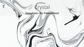  Presentation with black art - Amazing presentation theme having flow-of-black-and-white backdrop and a white colored foreground