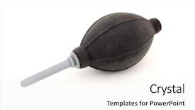  Presentation with dust - Slide set with flow sensors - isolated air dust blower background and a  colored foreground