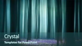  Presentation with mystical - Slide deck having flower carpet consept for purity background and a ocean colored foreground