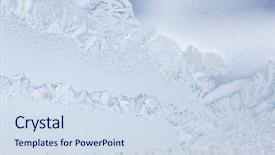  Presentation with glass of whiskey ice - Cool new presentation theme with flower frosting on the glass backdrop and a sky blue colored foreground