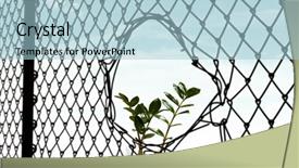  Presentation with breaking through - Beautiful theme featuring flower hoya - breaking through challenges backdrop and a  colored foreground