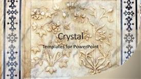  Presentation with india fort - Beautiful theme featuring flower on marble in amber backdrop and a lemonade colored foreground