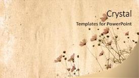  Presentation with perfect - PPT layouts having flower paper textures - perfect background background and a lemonade colored foreground