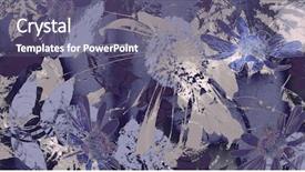  Presentation with black art - Audience pleasing presentation consisting of flowergraphics - art graphic and watercolor autumn backdrop and a gray colored foreground