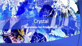  Presentation with black art - PPT theme consisting of flowergraphics - art graphic and watercolor autumn background and a cobalt blue colored foreground