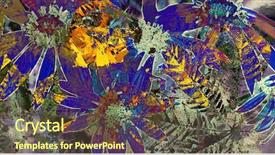  Presentation with gold leaves - Colorful PPT layouts enhanced with flowergraphics - art graphic and watercolor autumn backdrop and a tawny brown colored foreground