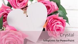  Presentation with pink flowers - Amazing presentation having flowers-composition-for-valentine-s backdrop and a lemonade colored foreground