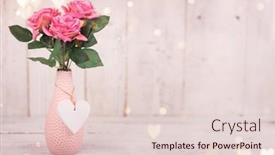  Presentation with pregnant mother fetus women - Audience pleasing PPT theme consisting of flowers-composition-for-valentine-s backdrop and a lemonade colored foreground