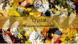  Presentation with red gold black - Colorful theme enhanced with flowergraphics - art graphic and watercolor autumn backdrop and a gold colored foreground