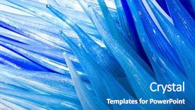  Presentation with abstract wave - Beautiful presentation featuring lines art glowing dark - abstract background - blue wave backdrop and a teal colored foreground