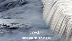  Presentation with rocky - Cool new presentation with flowing water taken with a slow shutter speed on a rocky beach backdrop and a gray colored foreground