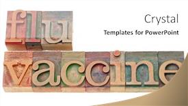  Presentation with vaccine - Cool new slides with flu-vaccine-isolated-text backdrop and a  colored foreground