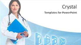  Presentation with medical perspectivesworld of healthcare - Slide deck having flu virus - healthcare background smiling friendly medical background and a white colored foreground