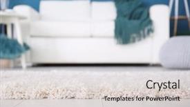  Presentation with carpet - Cool new presentation theme with fluffy carpet on floor backdrop and a light gray colored foreground