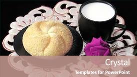  Presentation with war roses tudor rose - Beautiful presentation theme featuring fluid balance - milk and roses backdrop and a coral colored foreground