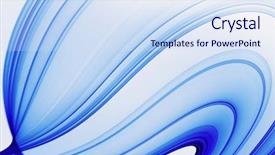  Presentation with fluid - Slide deck with fluid dynamics - blue abstract theme - high background and a sky blue colored foreground