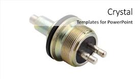  Presentation with automotive - Slide deck enhanced with fluid mechanics - automotive sensor isolated background and a white colored foreground