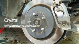  Presentation with dirt car - Presentation consisting of fluid mechanics - car disc break detail background and a gray colored foreground