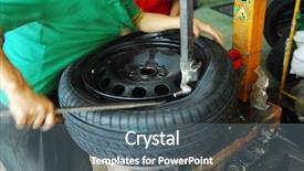  Presentation with coronavirus break fraud - PPT layouts consisting of fluid mechanics - car disc break detail background and a gray colored foreground