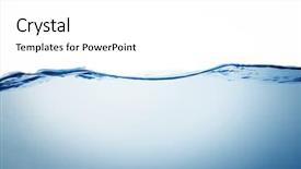  Presentation with water wave - Colorful PPT layouts enhanced with fluidity - water wave backdrop and a white colored foreground