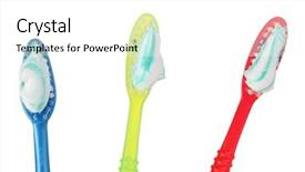  Presentation with aluminium glass - Theme with fluoride products - toothbrushes in glass isolated background and a white colored foreground