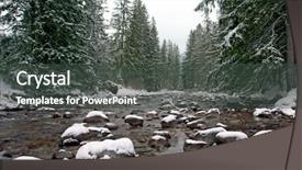  Presentation with japan beautiful landscape mountain fuji - Theme consisting of flurried - landscape with mountain river background and a  colored foreground