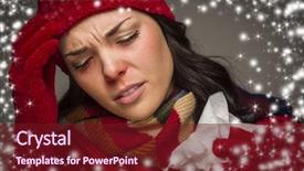  Presentation with tissue - Beautiful theme featuring treatment program - doctor holding a card with backdrop and a white colored foreground