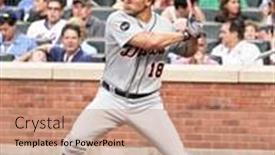  Presentation with detroit - Presentation theme featuring flushing-june-23-detroit-tigers background and a coral colored foreground