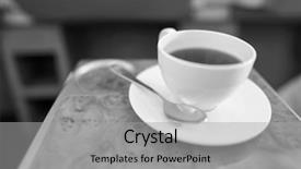  Presentation with hot tea - Colorful theme enhanced with emirates airlines - cup of hot black tea backdrop and a light gray colored foreground