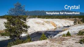  Presentation with yellowstone - PPT layouts consisting of fly geyser - firehole river in the yellowstone background and a  colored foreground