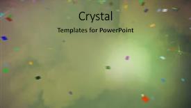  Presentation with disco - Audience pleasing presentation consisting of flying colours against smoke at illuminated disco backdrop and a seafoam green colored foreground