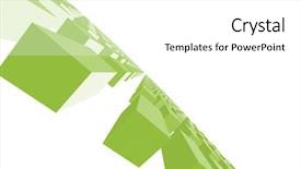  Presentation with mango fruit and mango cubes - Theme enhanced with flying cubes background and a  colored foreground