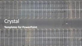  Presentation with drones - Beautiful PPT layouts featuring flying drones to parking backdrop and a gray colored foreground