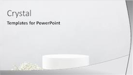  Presentation with minimal - Presentation design enhanced with flying-empty-white-podium background and a white colored foreground