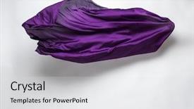 Presentation with fabric - PPT layouts featuring flying fabric - art object design background and a  colored foreground