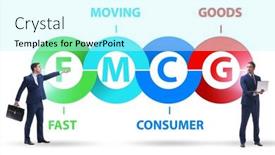  Presentation with fmcg - Theme with fmcg-concept-fast-moving-consumer background and a cool aqua colored foreground