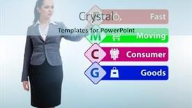  Presentation with fmcg - Slide deck enhanced with fmcg-concept-fast-moving-consumer background and a sky blue colored foreground