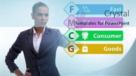  Presentation with fmcg - PPT theme enhanced with fmcg-concept-fast-moving-consumer background and a light blue colored foreground